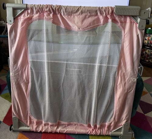 Pink folding travel baby - pink,
