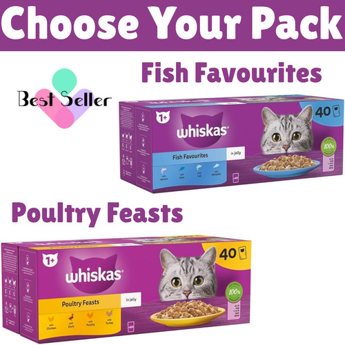 Whiskas adult wet cat - whiskas, food