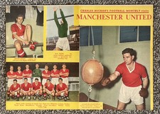 Charles Buchan Football Monthly Team Picture  - MANCHESTER UNITED 1957/58 Busby 