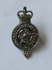 Old Obsolete Lancashire Constabulary Collar Badge.