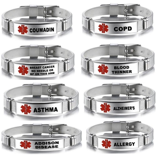 Silver medical alert - medical,