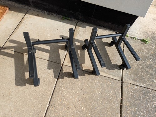 1970 wheeled speaker stands - speaker,