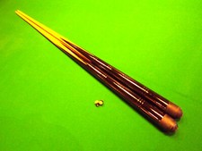2 x 36  or 42" SIZE POOL SNOOKER KIDS CUES For HOME PUB TABLES + 4 FREE Tips