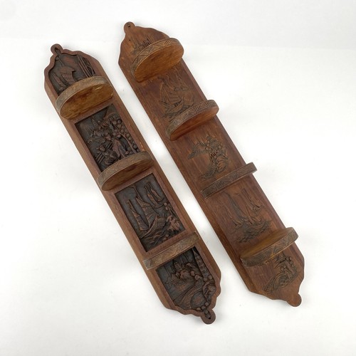 Vintage hand carved wooden - hand,