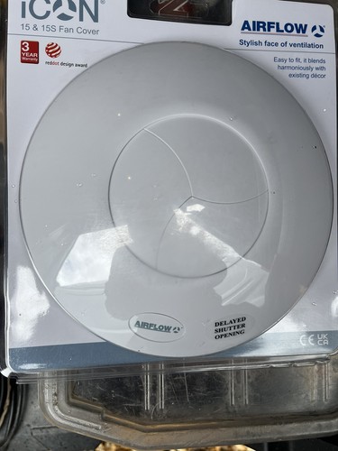 Airflow white fan cover - airflow,