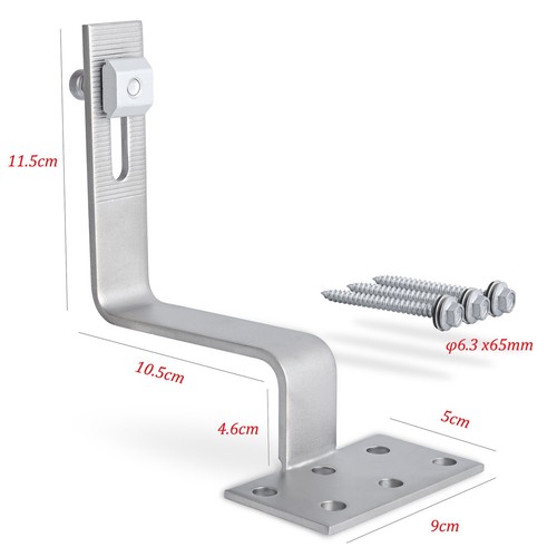Solar panel mounting set for - set,