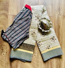 Half Silk Saree With Designers