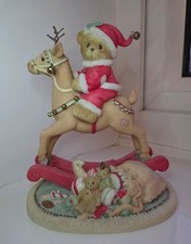 Cherished Teddies GAVIN 4002847 Figurine, 11th In Santa Series, Boxed, Rare