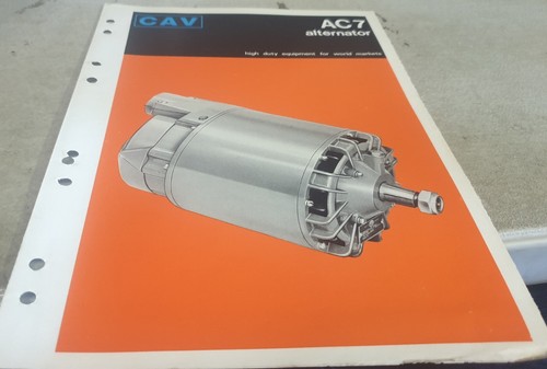 1972 cav ac7 alternator - ac7,