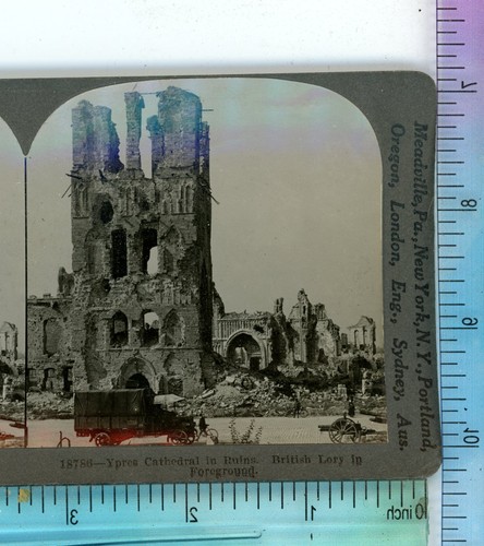 Ypres cathedral ruins - in,