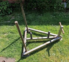 Exersci Weight Plate Sled with 2 Poles