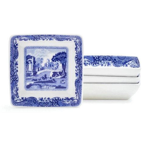 Spode blue italian - blue, square