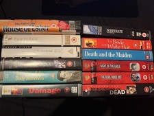 VHS Horror Bundle x12 Some Rare - Theater of Blood Bringing Out Dead Devil Rides