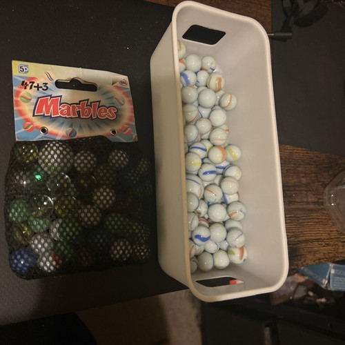 Vintage marbles milkglass x - vintage,