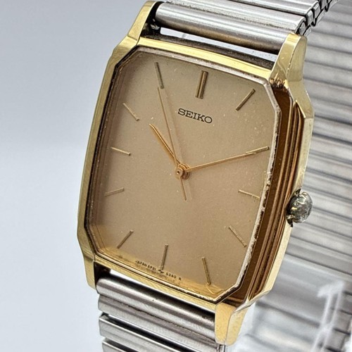 Seiko rectangular mens - seiko,
