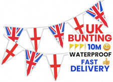 ?? Union Jack & England Flag Triangle Bunting Remembrance & Veterans Day ??