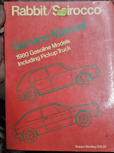 Rabbit scirocco service - scirocco,