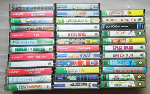 Atari and 800 130 games - and, 800/130