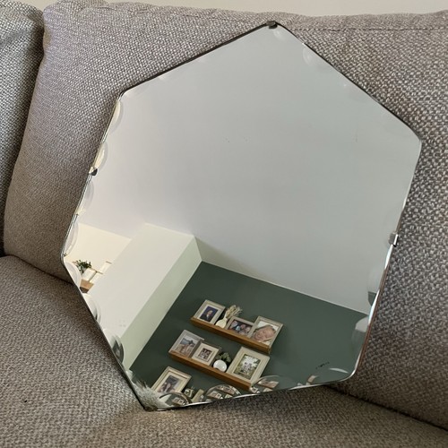 Vintage hexagon bevelled - vintage,