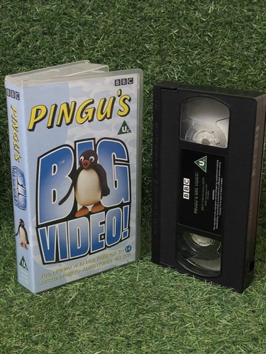 Pingu big video vhs tape - pingu's,