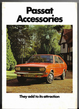 Volkswagen Passat Mk1 Accessories 1973-1974 UK Market Sales Brochure