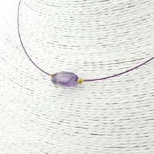 Amythest Handcrafted Wire
