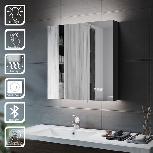 Bathroom led mirror cabinet - led,