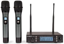 KAM KWM 1940 HH V2 Dual UHF Handheld Wireless Microphone System never used Boxed