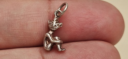 Vtg silver 925 cute pixie - vtg,