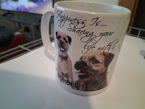 Border terrier mug - terrier, mug,