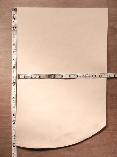 Veg tan leather offcuts - veg,