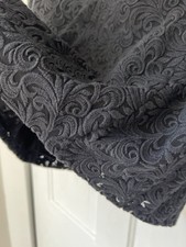 Zara Woman Black Lace Jacket Blazer Dressy Guipure Lace Size L Beautiful!