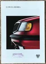 LANCIA DEDRA RANGE Sales Brochure 1995 ITALIAN TEXT #02.5.7590.02 I-St.A.XII/95