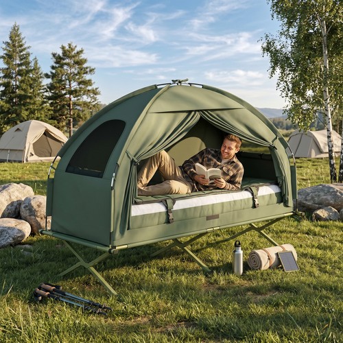 Person foldable camping tent - 1,