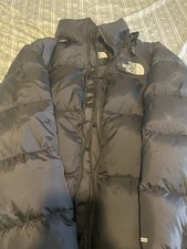 New The North Face Puffer Jacket Black Size S Men Women Unisex Winter Coat