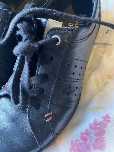 Nursing shoes black worn - shoes-black, size