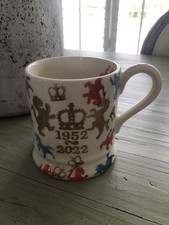 Emma Bridgewater Queen's Platinum Jubilee NEW First Quality 1/2 Pint Mug