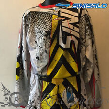 SINISALO KIDS CHILDS CHILDEREN CAUTION YELLOW MX MOTO-X OFFROAD QUAD JERSEY TOP 