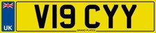 VICKY NUMBER PLATE V19 CYY CAR
