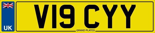 Vicky number plate v19 cyy - vicky,