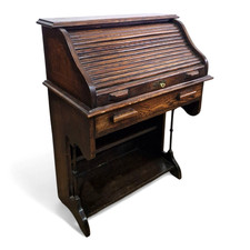 Antique oak writing bureau -