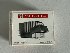 SHURE M32 J Type 2 Cartridge In Original Box with Fixings/ Connectors Vintage