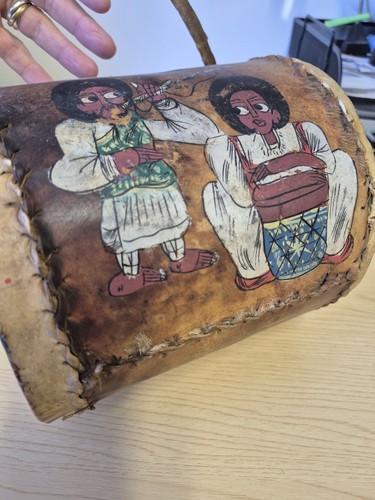 Vintage ethiopian leather - vintage,