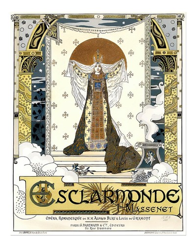 Art nouveau wall poster - poster,