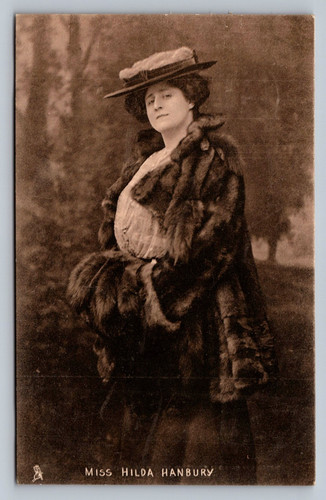 Postcard miss hilda - postcard, hanbury