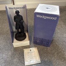 Wedgwood Jasperware Josiah Wedgwood Figure with original box and certificate 