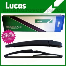 RENAULT CLIO HATCHBACK REAR WIPER ARM AND BLADE 1998 TO 2012 LUCAS QUALITY BRAND