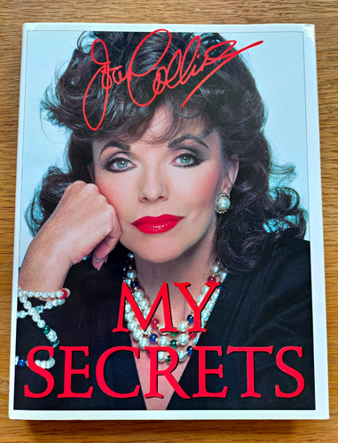 Joan collins secrets signed - joan,