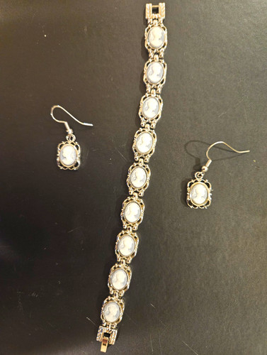 Vintage jewelry set silver - jewelry, set: