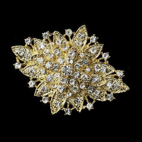 Gold tone diamante - gold,